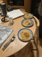 水落さん特製パスタ