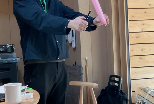 火で風船が割れるのか実験