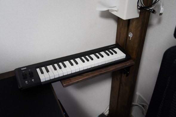 キーボードを置いてみる