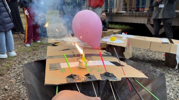 ゴールする様子