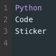 動く！Pythonプログラミングスタンプ